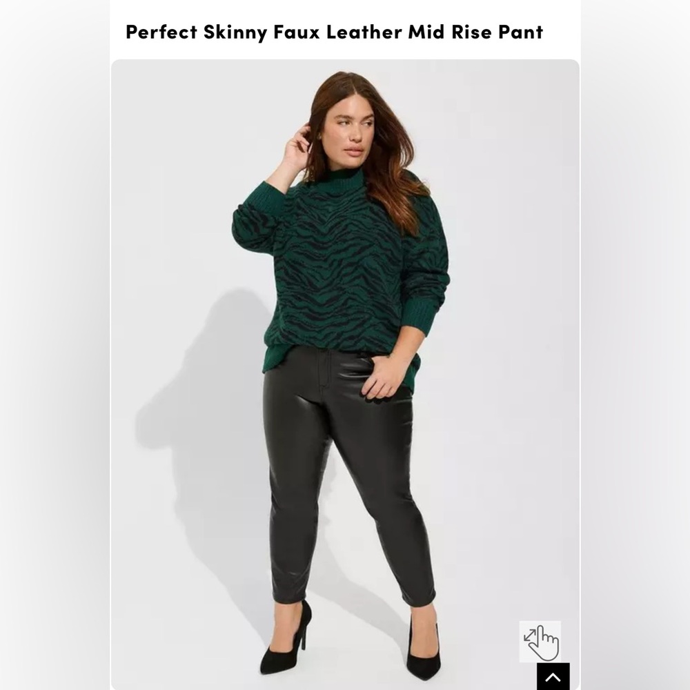 Gently worn-Torrid Vegan Leather Pants